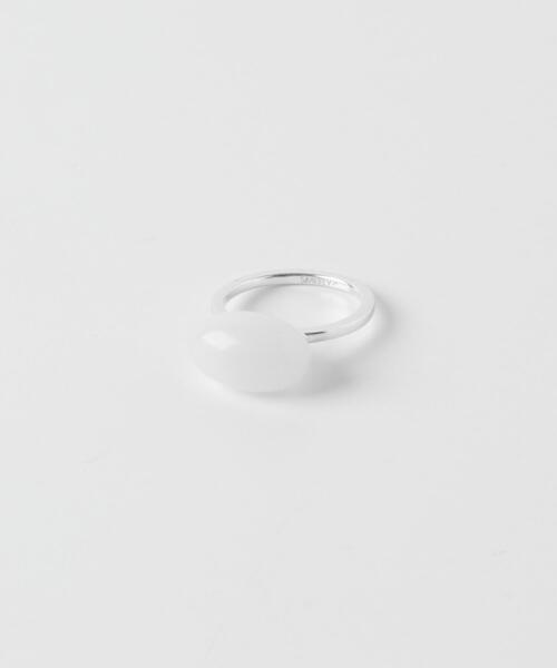 SMELLY(スメリー)の「SMELLY so’ oval white jade ring(リング・レディース・シルバー系その他・11)」の9枚目の写真