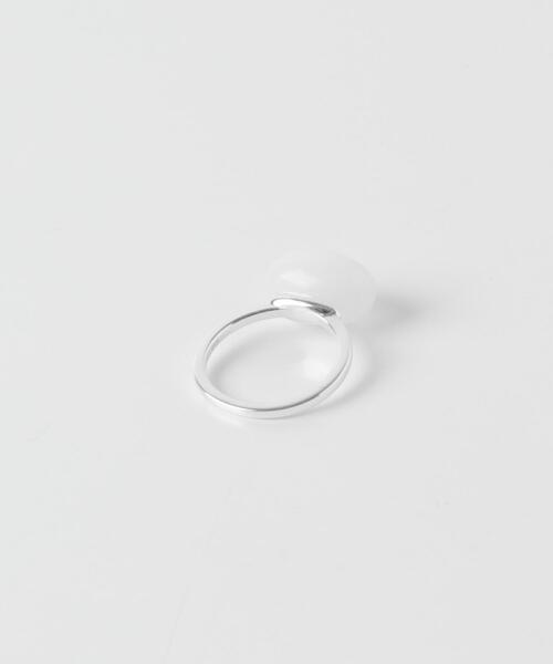 SMELLY(スメリー)の「SMELLY so’ oval white jade ring(リング・レディース・シルバー系その他・11)」の10枚目の写真