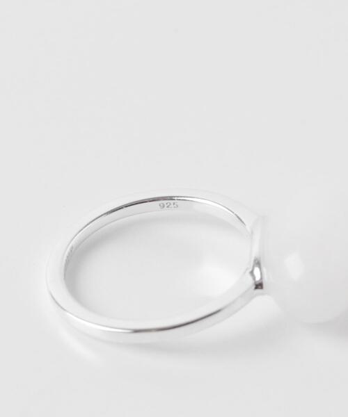 SMELLY(スメリー)の「SMELLY so’ oval white jade ring(リング・レディース・シルバー系その他・11)」の11枚目の写真