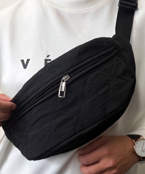 L'atelier(ラトリエ)の「ボディバッグ ワンショルダー ウェストバッグ 軽量(ボディバッグ/ウエストポーチ・メンズ・ブラック系1/ブラック系2/ブラック系4/グレー系1/シルバー系3/ブラック系3・FREE)」の22枚目の写真