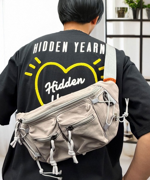 L'atelier(ラトリエ)の「ボディバッグ ワンショルダー ウェストバッグ 軽量(ボディバッグ/ウエストポーチ・メンズ・ブラック系1/ブラック系2/ブラック系4/グレー系1/シルバー系3/ブラック系3・FREE)」の19枚目の写真