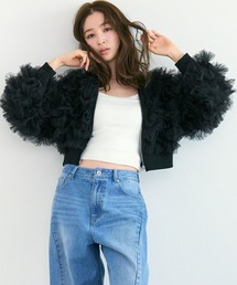 Tiny EDEN（タイニーエデン）の「チュールフリルブルゾン（ブルゾン）」