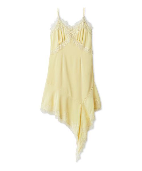 SNIDEL(スナイデル)の「レーストリムサテンキャミTOP(キャミソール・レディース・イエロー/アイボリー/その他・F)」の22枚目の写真