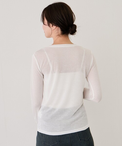 Jayro(ジャイロ)の「ヘンリーネックプルオーバー(Tシャツ/カットソー・レディース・ブラック/ホワイト系その他・M)」の20枚目の写真