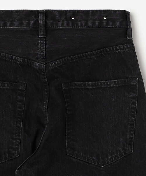 SCYE BASICS(サイベーシックス)の「SCYE BASICS | セルビッチ ワイドデニム Black WOMEN(デニムパンツ・レディース・ブラック・27)」の3枚目の写真