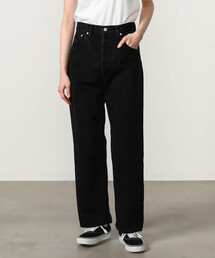 SCYE BASICS | セルビッチ ワイドデニム Black WOMEN