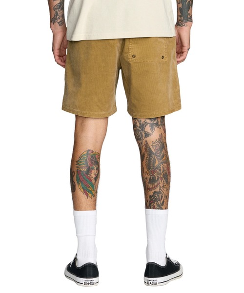 RVCA(ルーカ)の「RVCA メンズ ESCAPE ELASTIC CORD SHORT II ショートパンツ 【2026年春夏モデル】/ルーカウエストゴムコーデュロイショートパンツ(その他パンツ・メンズ・マスタード・X-LARGE/LARGE/MEDIUM/SMALL)」の3枚目の写真