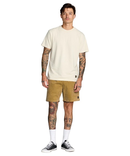RVCA(ルーカ)の「RVCA メンズ ESCAPE ELASTIC CORD SHORT II ショートパンツ 【2026年春夏モデル】/ルーカウエストゴムコーデュロイショートパンツ(その他パンツ・メンズ・マスタード・X-LARGE/LARGE/MEDIUM/SMALL)」の6枚目の写真