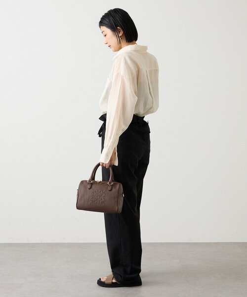 russet（ラシット）の「シアーオーバーシャツ（シャツ/ブラウス・レディース・ブルー/アイボリー・FREE）」の14枚目の写真