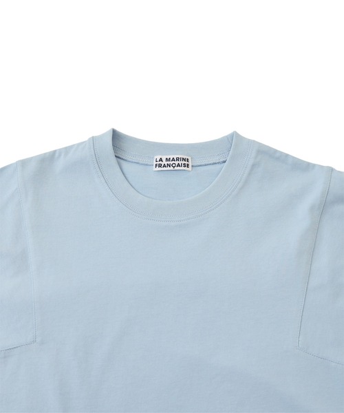 LA MARINE FRANCAISE(マリン フランセーズ)の「スクエアスリーブシャツ(Tシャツ/カットソー・レディース・サックスブルー/ブラック/ホワイト・FREE)」の6枚目の写真