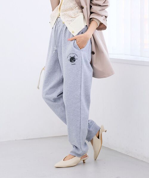 le.coeur blanc(ルクールブラン)の「Regency Works 別注CATスエットパンツ(スウェットパンツ・レディース・グレー/チャコールグレー・38)」の10枚目の写真