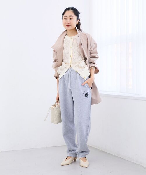 le.coeur blanc(ルクールブラン)の「Regency Works 別注CATスエットパンツ(スウェットパンツ・レディース・グレー/チャコールグレー・38)」の13枚目の写真