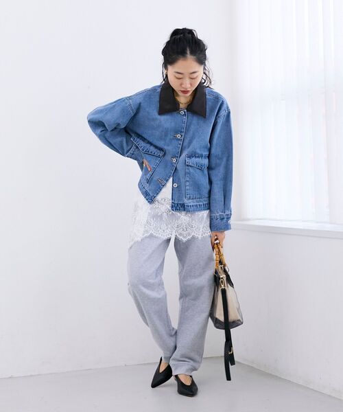 le.coeur blanc(ルクールブラン)の「Regency Works 別注CATスエットパンツ(スウェットパンツ・レディース・グレー/チャコールグレー・38)」の16枚目の写真