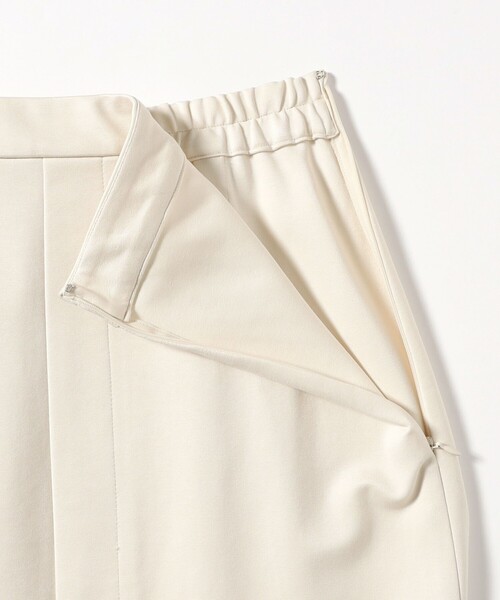 Demi-Luxe BEAMS（デミルクス ビームス）の「ポンチ フロントスリット スカート（スカート・レディース・カーキ/オフホワイト・38/36）」の6枚目の写真