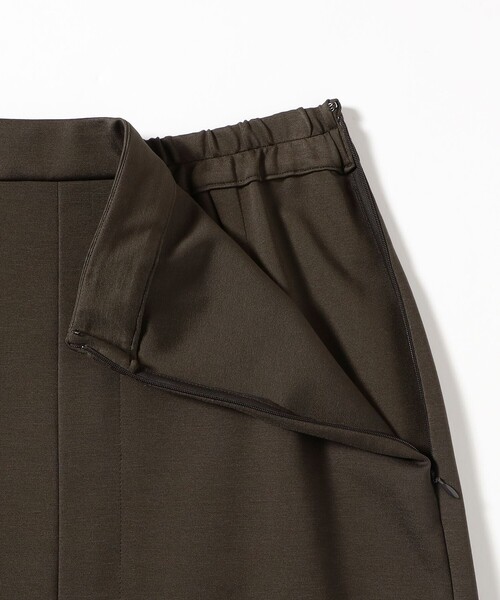 Demi-Luxe BEAMS（デミルクス ビームス）の「ポンチ フロントスリット スカート（スカート・レディース・カーキ/オフホワイト・38/36）」の11枚目の写真