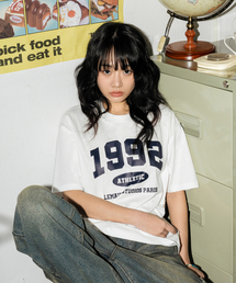 LEMAIN SECOND（リメインセカンド）の「1992 アーチロゴ オーバーサイズ 半袖Tシャツ [ホワイト]（Tシャツ/カットソー）」