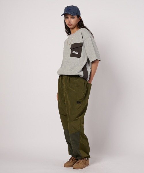 FIRST DOWN（ファーストダウン）の「ポケット ショートスリーブTシャツ（Tシャツ/カットソー・メンズ・杢グレー/ブラック・XL/L/M）」の3枚目の写真