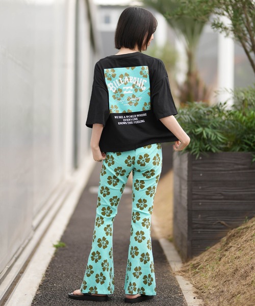 BILLABONG（ビラボン）の「BILLABONG/ビラボン レディース フレアパンツ LAST SUMMER FLARE LEGGING BG013U07 ムラサキスポーツ限定（その他パンツ・レディース・アクア/ブラック・M）」の9枚目の写真