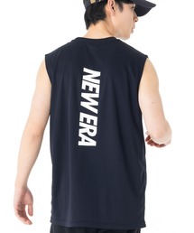 ニューエラアパレル ノースリーブTシャツタンクトップ 吸汗速乾性UVカット BOXロゴONSPOTZ別注
