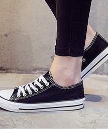 Dolce Fiora（ドルチェフィオラ）の「春コーデに合わせやすいシンプルキャンバススニーカー（スニーカー）」