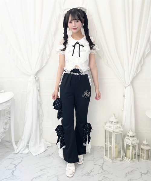 Ank Rouge(アンクルージュ)の「レースのリボンバレッタ(バレッタ/ヘアクリップ・レディース・ホワイト/ブラック・FREE)」の22枚目の写真