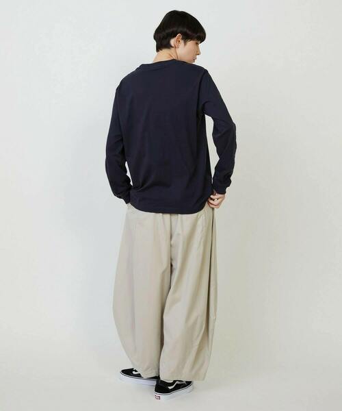 FRAPBOIS PARK(フラボアパーク)の「パークL/S T(Tシャツ/カットソー・レディース・オリーブ/ネイビー/ホワイト・1/2)」の18枚目の写真