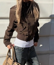 BLACKUP（ブラックアップ）の「[MADE] ロジェラーダブルボタンジャンパー（ブルゾン）」