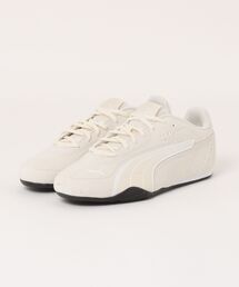 PUMA プーマ CATCH SD【軽量】レディーススニーカー 薄底 ロープロファイル(キャッチスエード) 402681 09 アルパインスノー/プーマホワイト