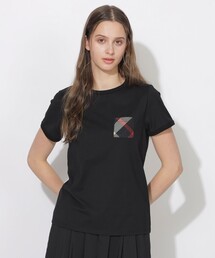 チェックポケットベイビーTシャツ