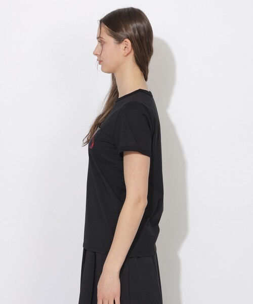 CB CRESTBRIDGE（シービークレストブリッジ）の「チェックポケットベイビーTシャツ（Tシャツ/カットソー・レディース・ブルー系その他2/ブラック/オフホワイト・M）」の10枚目の写真