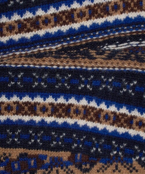 UNITED ARROWS（ユナイテッドアローズ）の「【別注】＜COOHEM＞フェアアイル ニットポロシャツ（ニット/セーター・メンズ・ネイビー・L/S）」の6枚目の写真