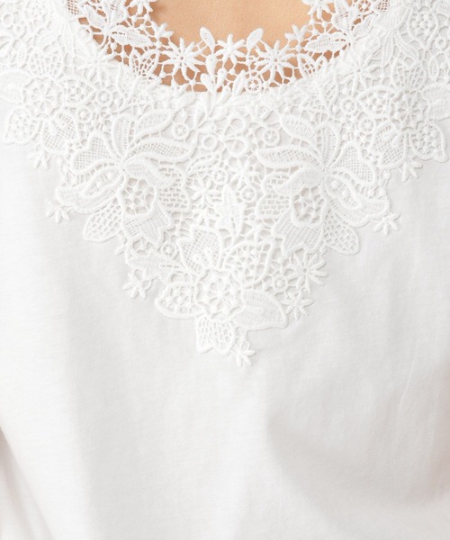 studio CLIP（スタディオクリップ）の「2WAYレースタンクトップ[プラスサイズあり]（タンクトップ・レディース・ネイビー/スモーク/ライトグリーン/ブラウン/ライトグレー/アイボリー/オフホワイト・XX-LARGE/X-LARGE/LARGE/MEDIUM/XXX-LARGE）」の19枚目の写真