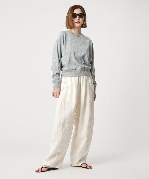 conte（コンテ）の「＜conte＞ボリューム イージーパンツ（その他パンツ・レディース・ベージュ/ホワイト・38/36）」の7枚目の写真