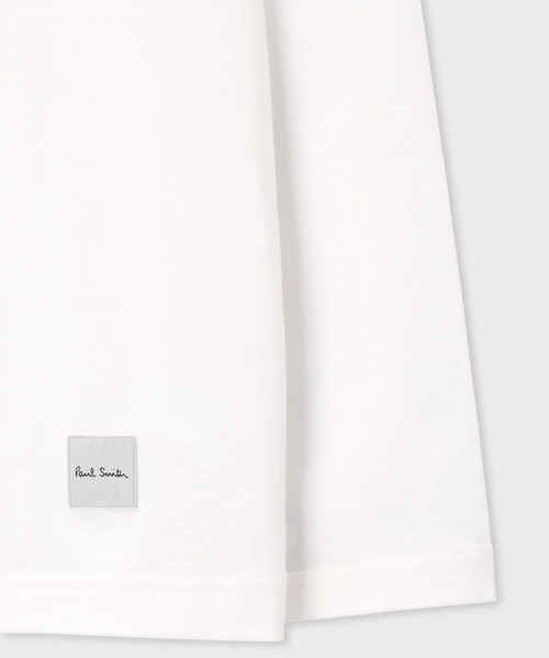 Paul Smith（ポールスミス）の「【ラウンジウェアー】“Flag” エンブロイダリー ロングスリーブTシャツ【853358 7130S】（Tシャツ/カットソー・メンズ・ブラック/ホワイト/グリーン・LARGE/MEDIUM）」の5枚目の写真