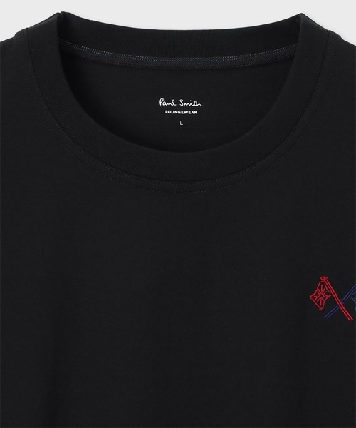 Paul Smith（ポールスミス）の「【ラウンジウェアー】“Flag” エンブロイダリー ロングスリーブTシャツ【853358 7130S】（Tシャツ/カットソー・メンズ・ブラック/ホワイト/グリーン・LARGE/MEDIUM）」の8枚目の写真