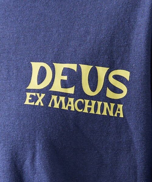 DEUS EX MACHINA（デウスエクスマキナ）の「【Deus Ex Machina / デウスエクスマキナ】 Chinook Tee / ロゴ背面グラフィック 半袖Tシャツ / ユニセックス（Tシャツ/カットソー・メンズ・ブラック/ネイビー・L）」の10枚目の写真