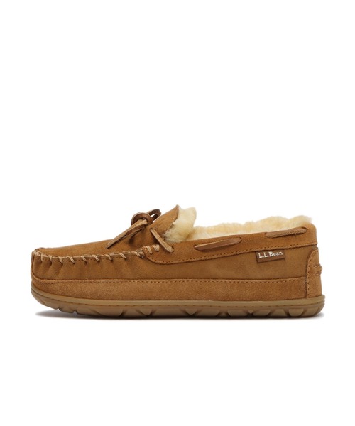 L.L.Bean(エルエルビーン)の「WOMEN'S WICKED GOOD CAMP MOCCASINS 290467(モカシン/デッキシューズ・レディース・ブラウン・6)」の1枚目の写真
