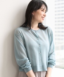 OFUON le MK（オフオンルエムケー）の「シアーニットカーディガン/洗える/WEB限定サイズあり（カーディガン/ボレロ）」