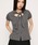 SLY�i�X���C�j�́uFRONT BUTTON TIE TOPS �t�����g�{�^���^�C�g�b�v�X �t���iT�V���c/�J�b�g�\�[�j�v�b�O���[