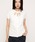 SLY�i�X���C�j�́uFRONT BUTTON TIE TOPS �t�����g�{�^���^�C�g�b�v�X �t���iT�V���c/�J�b�g�\�[�j�v�b�z���C�g