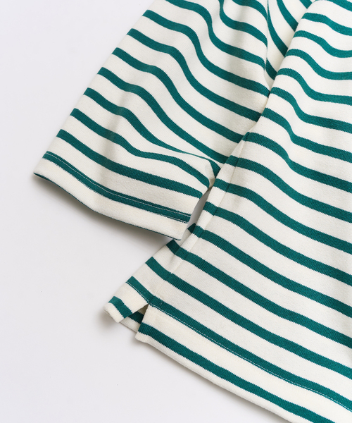 SAINT JAMES（セントジェームス）の「SAINT JAMES / セントジェームス 別注 ウエッソンルーズ（Tシャツ/カットソー・メンズ・ネイビー/グリーン・5/4/6）」の10枚目の写真