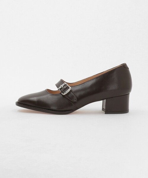steven alanスクエアトゥ　パンプス Steven Alan（スティーブンアラン）の「＜Steven Alan＞LEATHER SQUARE