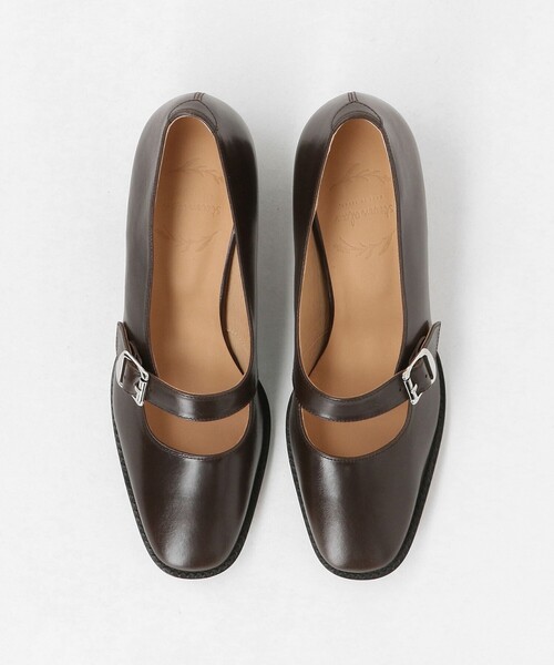Steven Alan(スティーブンアラン)の「<Steven Alan>レザー モンク ストラップ ヒール シューズ(パンプス・レディース・ダークブラウン・37/36/37h/36h)」の3枚目の写真