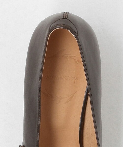 Steven Alan(スティーブンアラン)の「<Steven Alan>レザー モンク ストラップ ヒール シューズ(パンプス・レディース・ダークブラウン・37/36/37h/36h)」の7枚目の写真