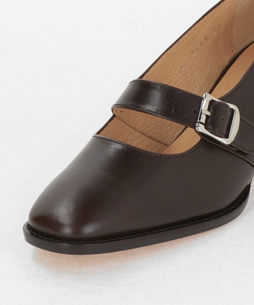 Steven Alan(スティーブンアラン)の「<Steven Alan>レザー モンク ストラップ ヒール シューズ(パンプス・レディース・ダークブラウン・37/36/37h/36h)」の8枚目の写真