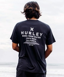 Hurley （ハーレー）の「Hurley/ハーレー 水着 ラッシュガード 半袖 Tシャツ UVカット 撥水 速乾 遮熱 MSRG261058（ラッシュガード）」