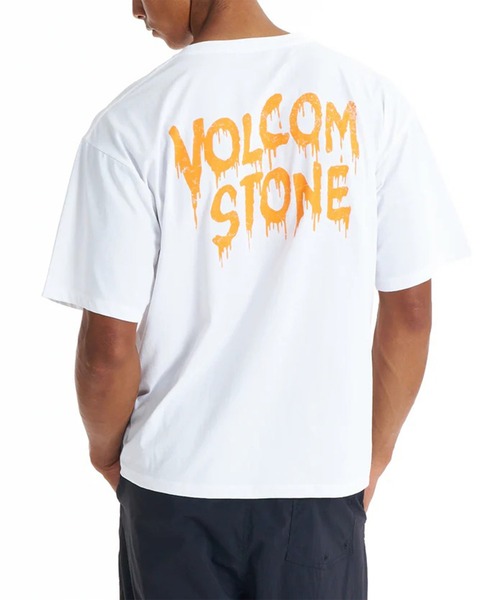 VOLCOM(ボルコム)の「VOLCOM/ボルコム 水着 ラッシュガード 半袖 Tシャツ BURNING SURF SS TEE VLY261015(ラッシュガード・メンズ・オリーブ/ホワイト/ブラック・XL/L/M)」の7枚目の写真