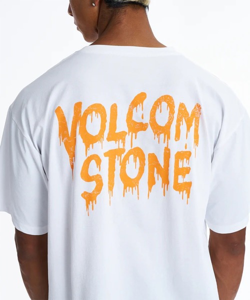 VOLCOM(ボルコム)の「VOLCOM/ボルコム 水着 ラッシュガード 半袖 Tシャツ BURNING SURF SS TEE VLY261015(ラッシュガード・メンズ・オリーブ/ホワイト/ブラック・XL/L/M)」の10枚目の写真