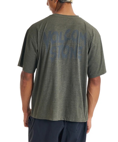 VOLCOM(ボルコム)の「VOLCOM/ボルコム 水着 ラッシュガード 半袖 Tシャツ BURNING SURF SS TEE VLY261015(ラッシュガード・メンズ・オリーブ/ホワイト/ブラック・XL/L/M)」の13枚目の写真