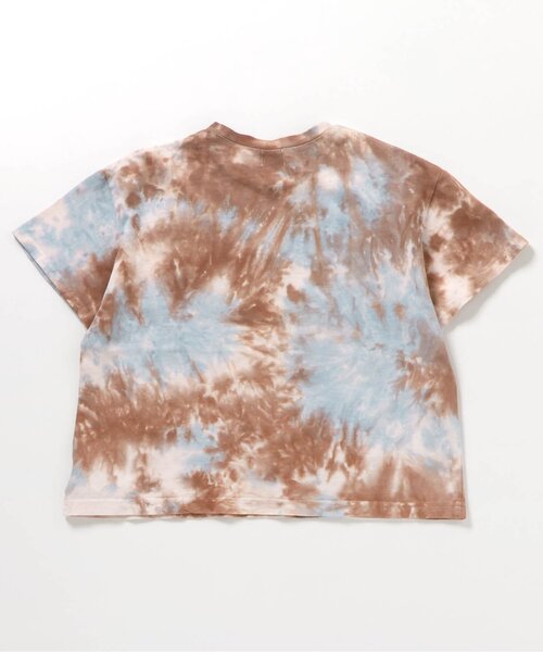 BREEZE(ブリーズ)の「B NEWJACK ビッグシルエットタイダイ半袖Tシャツ(Tシャツ/カットソー・キッズ・ブラウン/レインボー・120/100/160/140)」の11枚目の写真